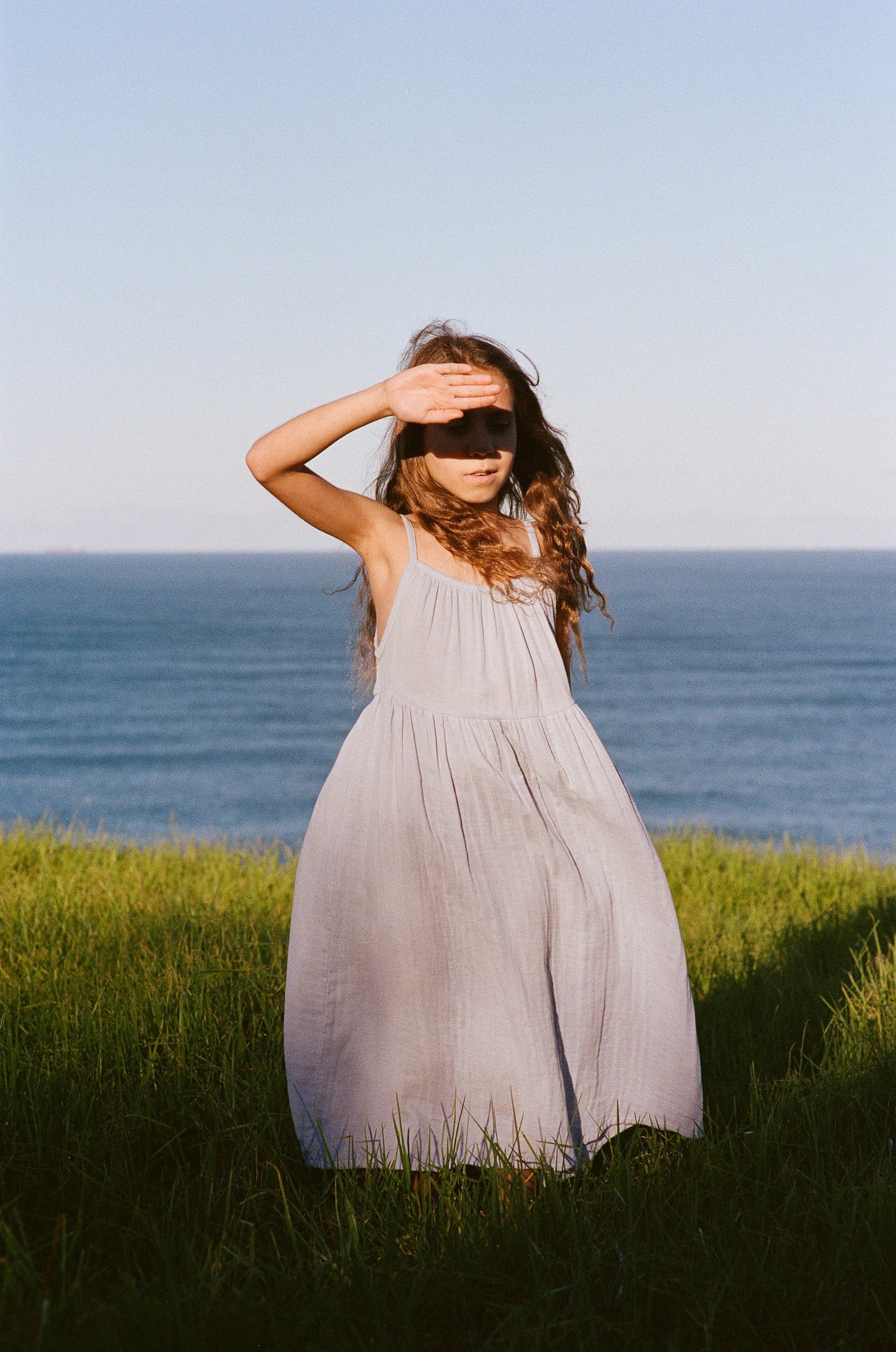 Darcie Dress | Pale Indigo