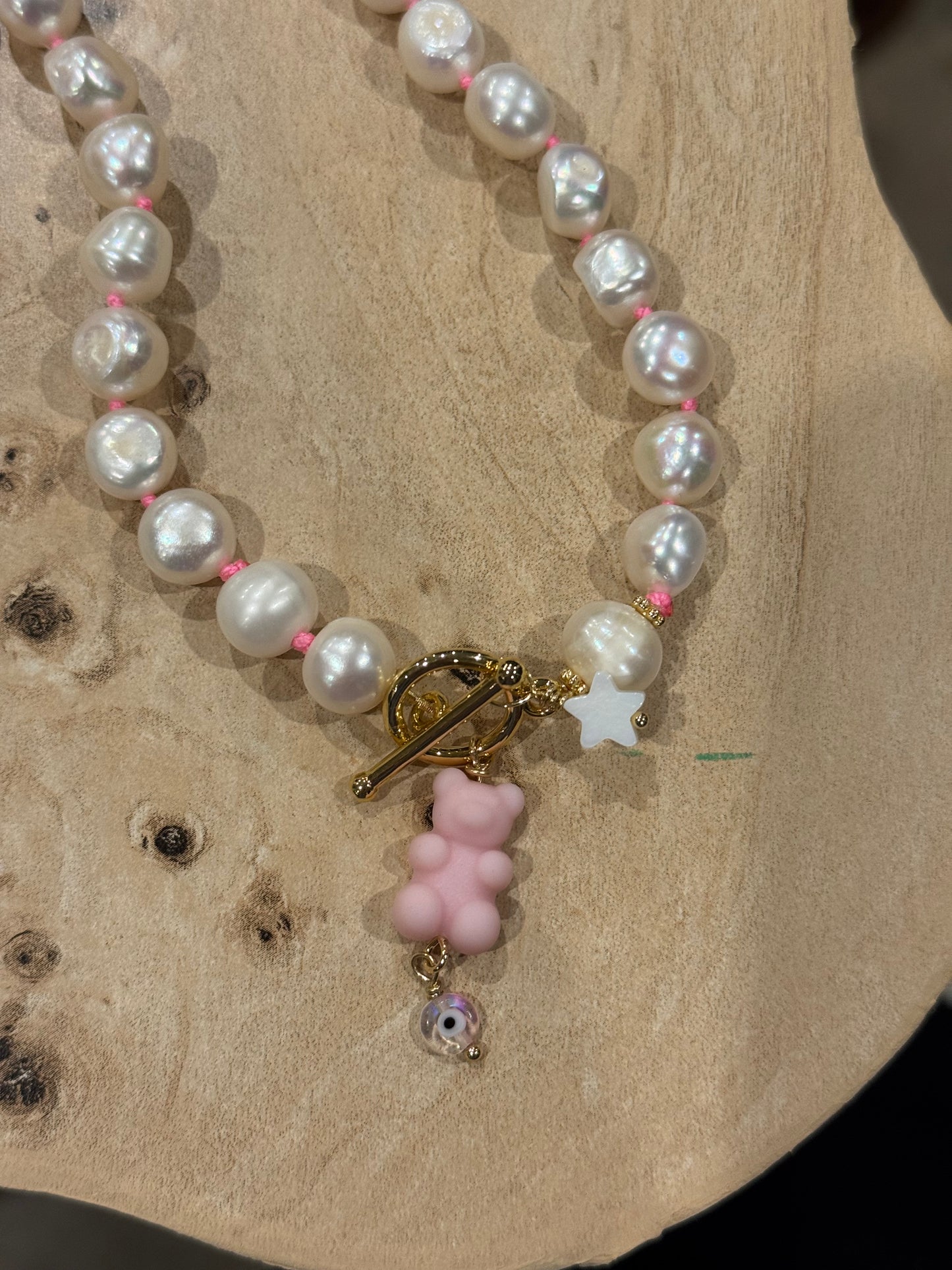 Baroque Neon Knots + Gummy Charm | 45cm