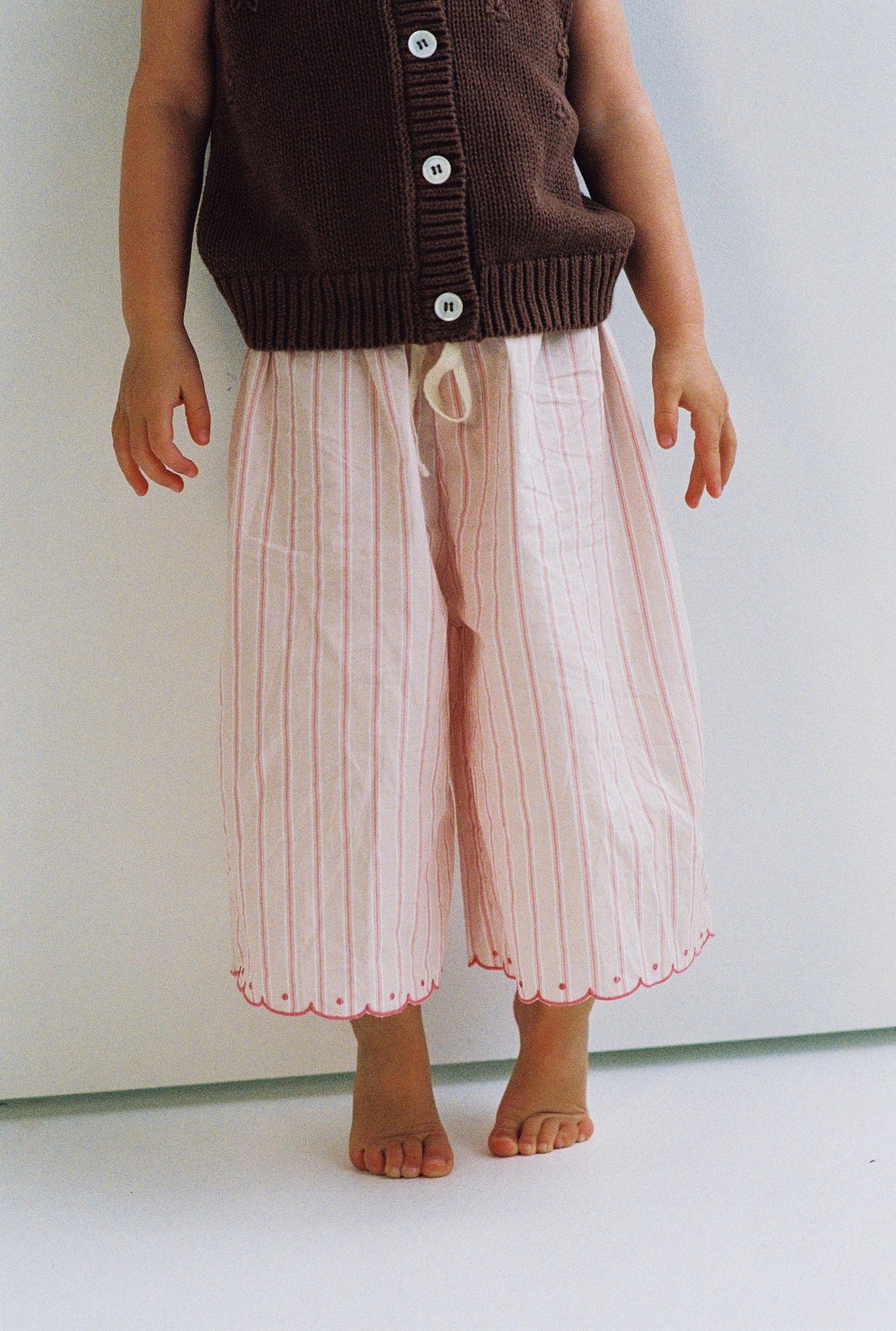 Fleur Pants | Pink Stripe