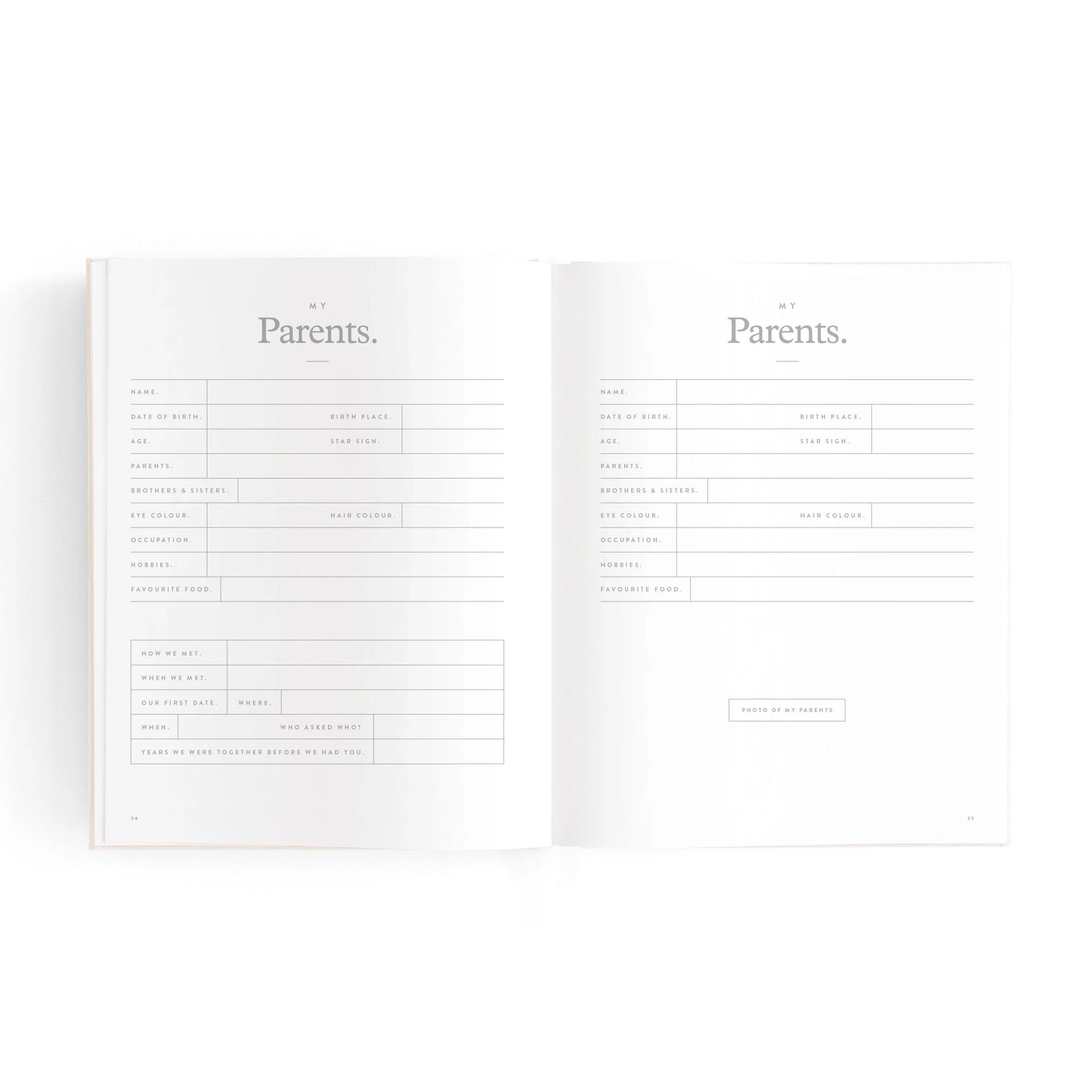 Fox & Fallow Baby Book Mini