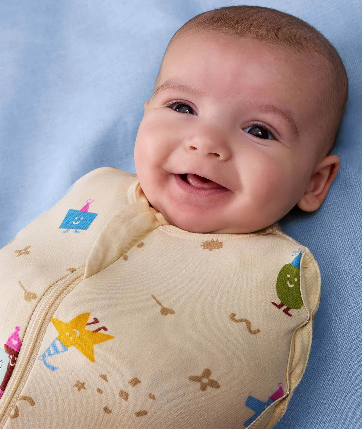 Cocoon Swaddle bag 1.0 TOG | Birthday blobs