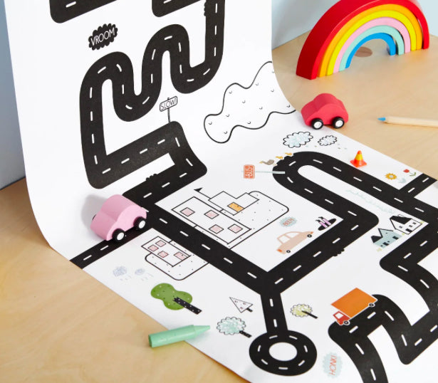 Playpa - Drawing Paper roll & Stickers