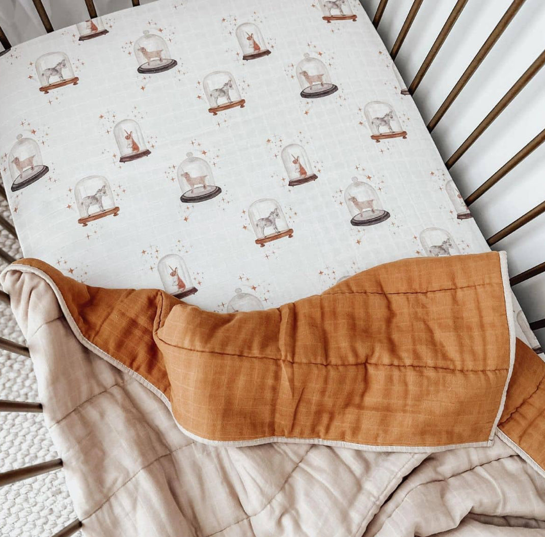 Pop Ya Tot Cot Sheet Curious Creature