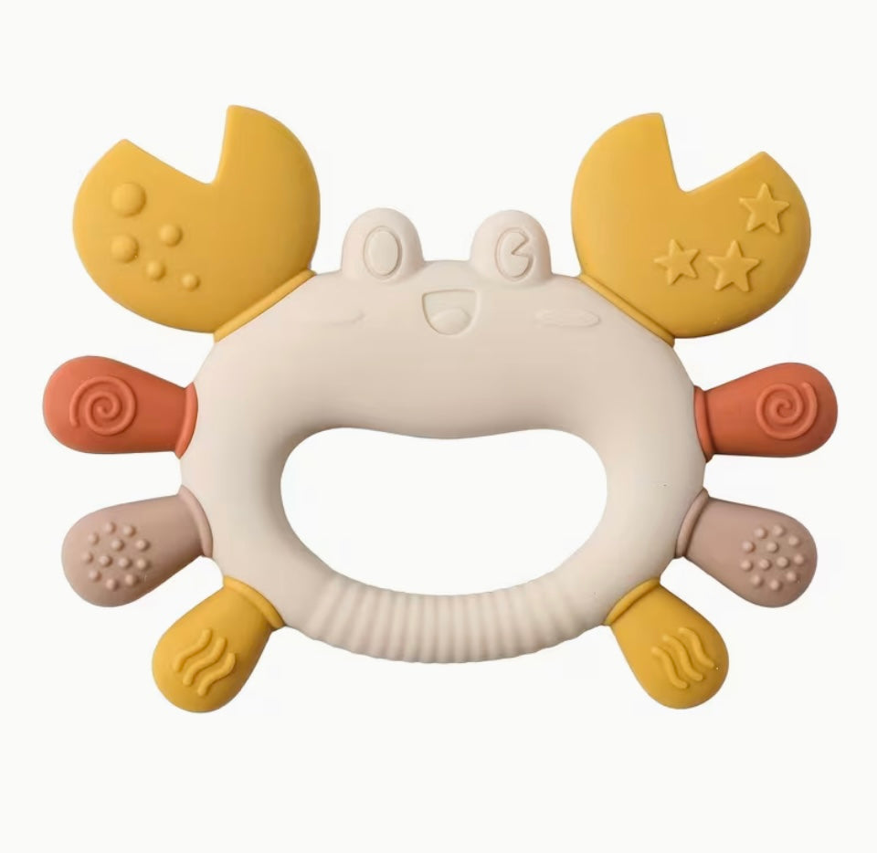 Silicone Crab Teether