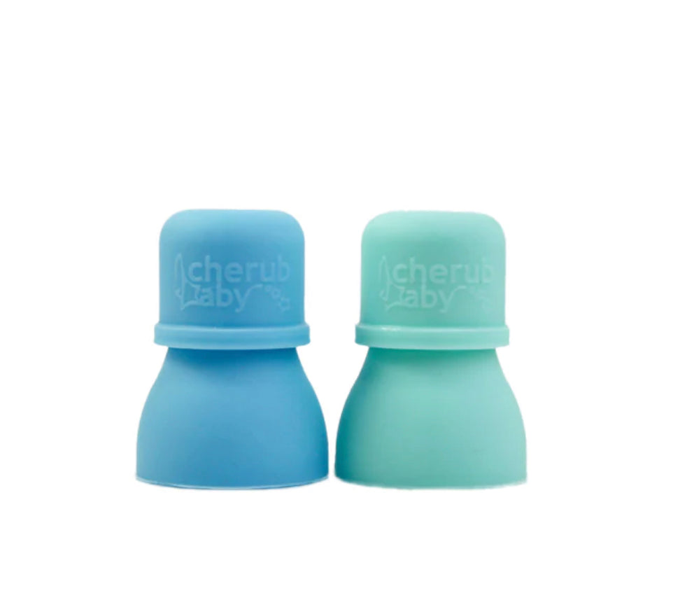 Cherub - silicone food pouch spouts - 2 packs