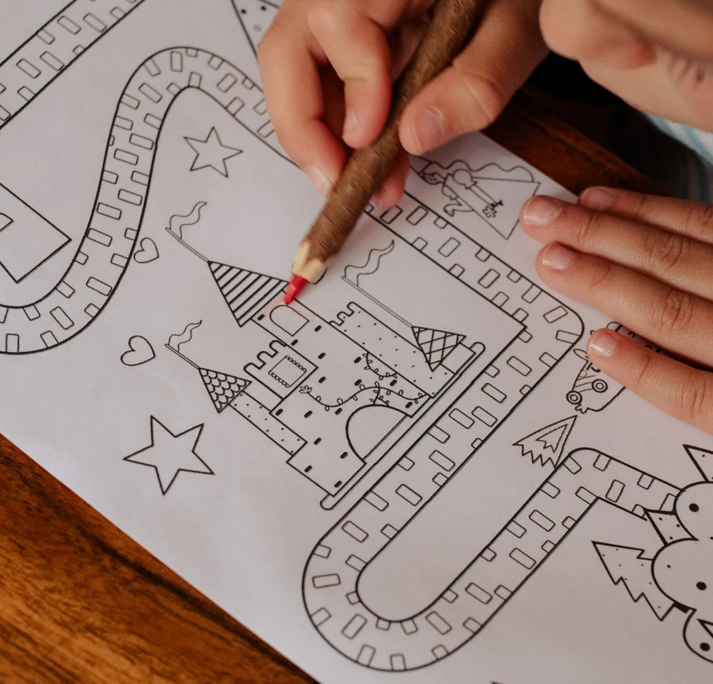 Playpa - Drawing Paper roll & Stickers