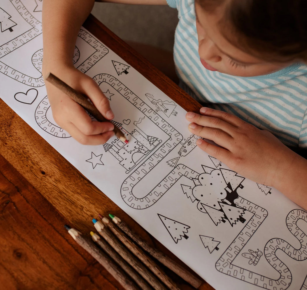 Playpa - Drawing Paper roll & Stickers
