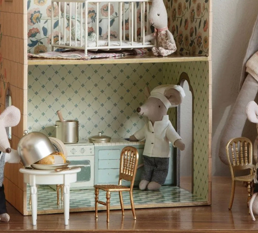 Maileg Chef Mouse With Pot & Spoon