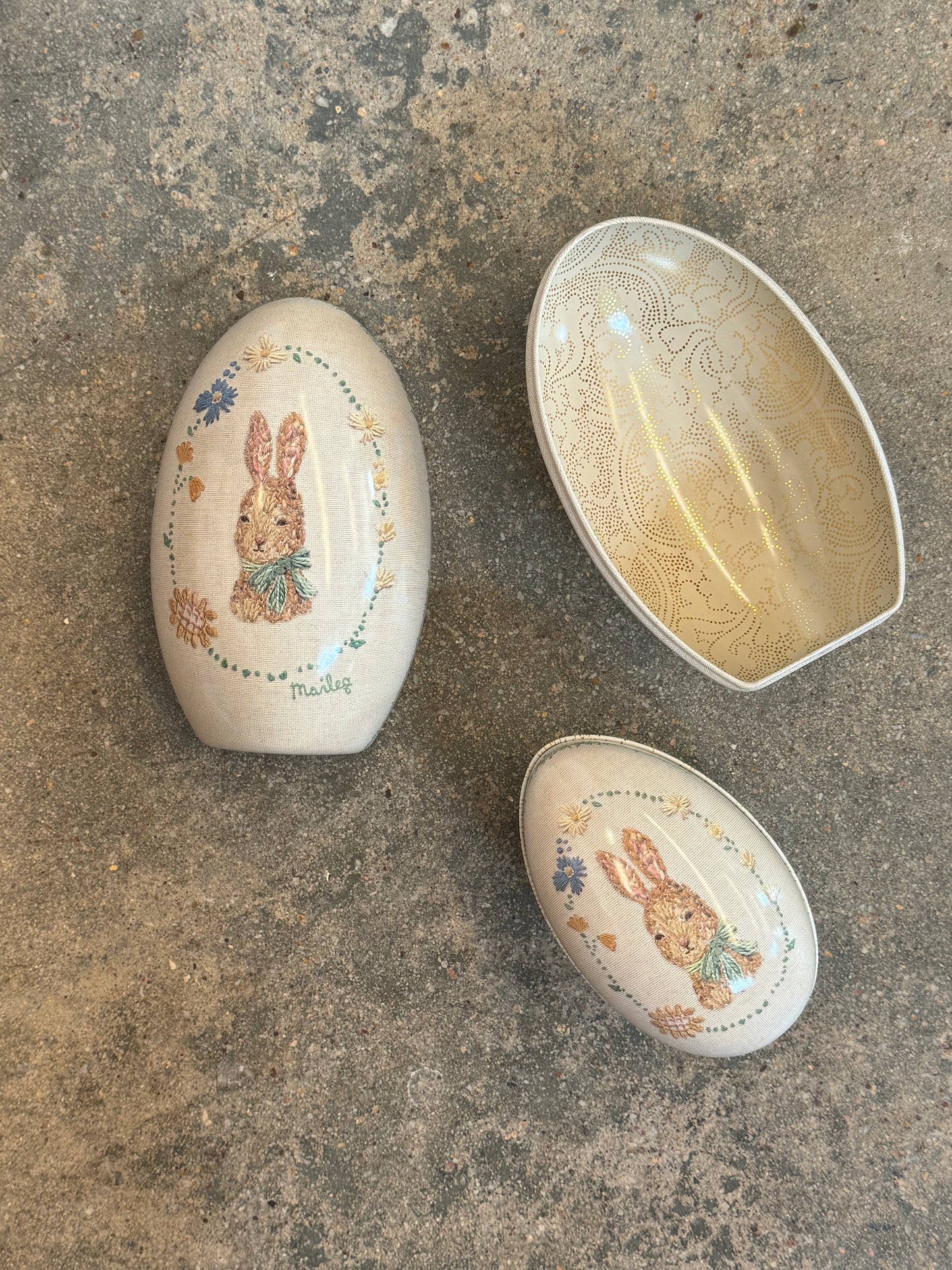 Maileg metal Easter eggs 2pk