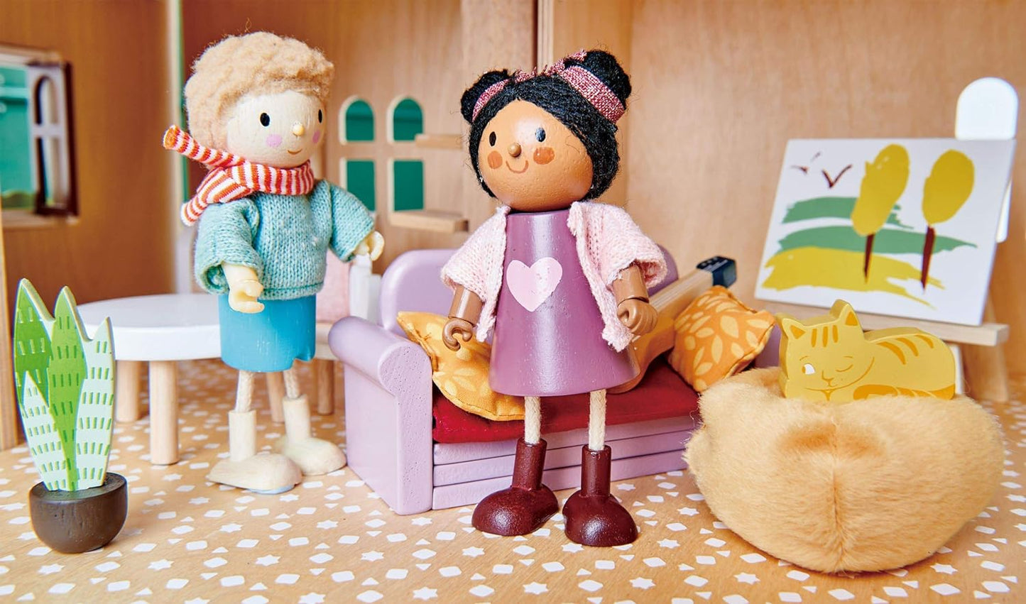 Wooden Dolls for Doll House
