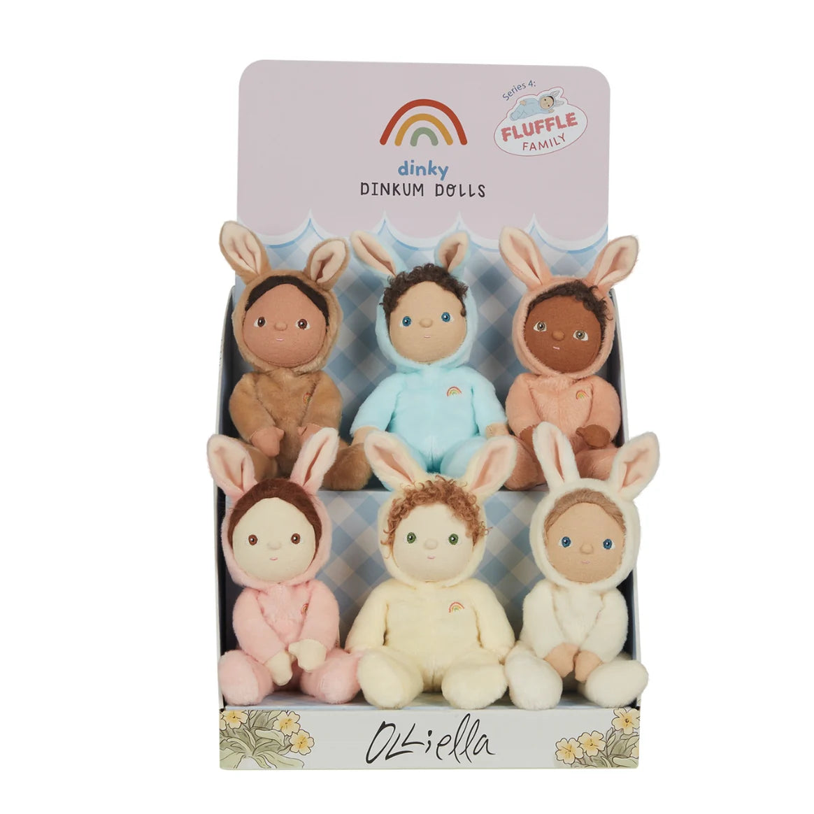 Dinky Dinkum Dolls Fluffle Family - Basil Bunny