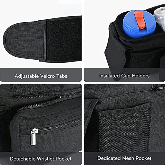 Universal stroller organiser