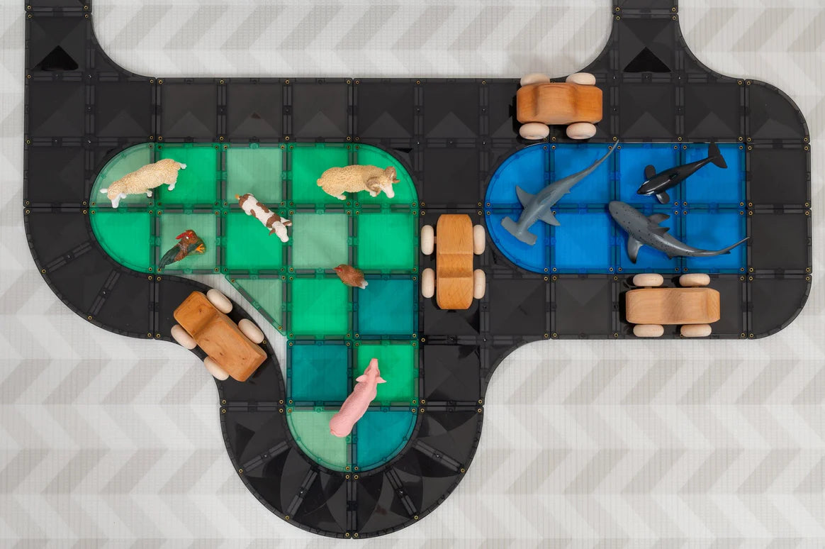 Connetix Tiles - Roads Creative Pack - 48 Piece