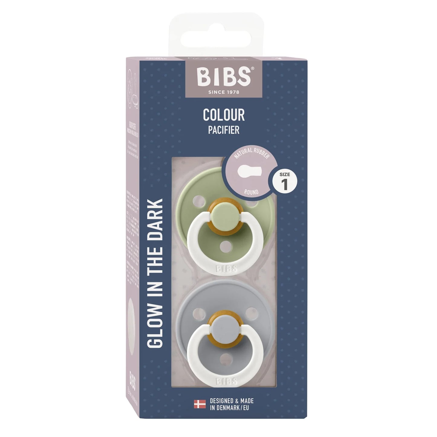 BIBS Pacifier Size 1 - 2 Pack