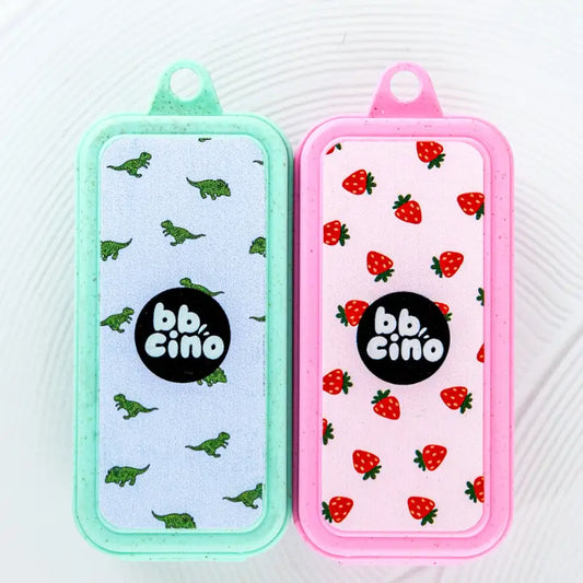 Silicone straw set