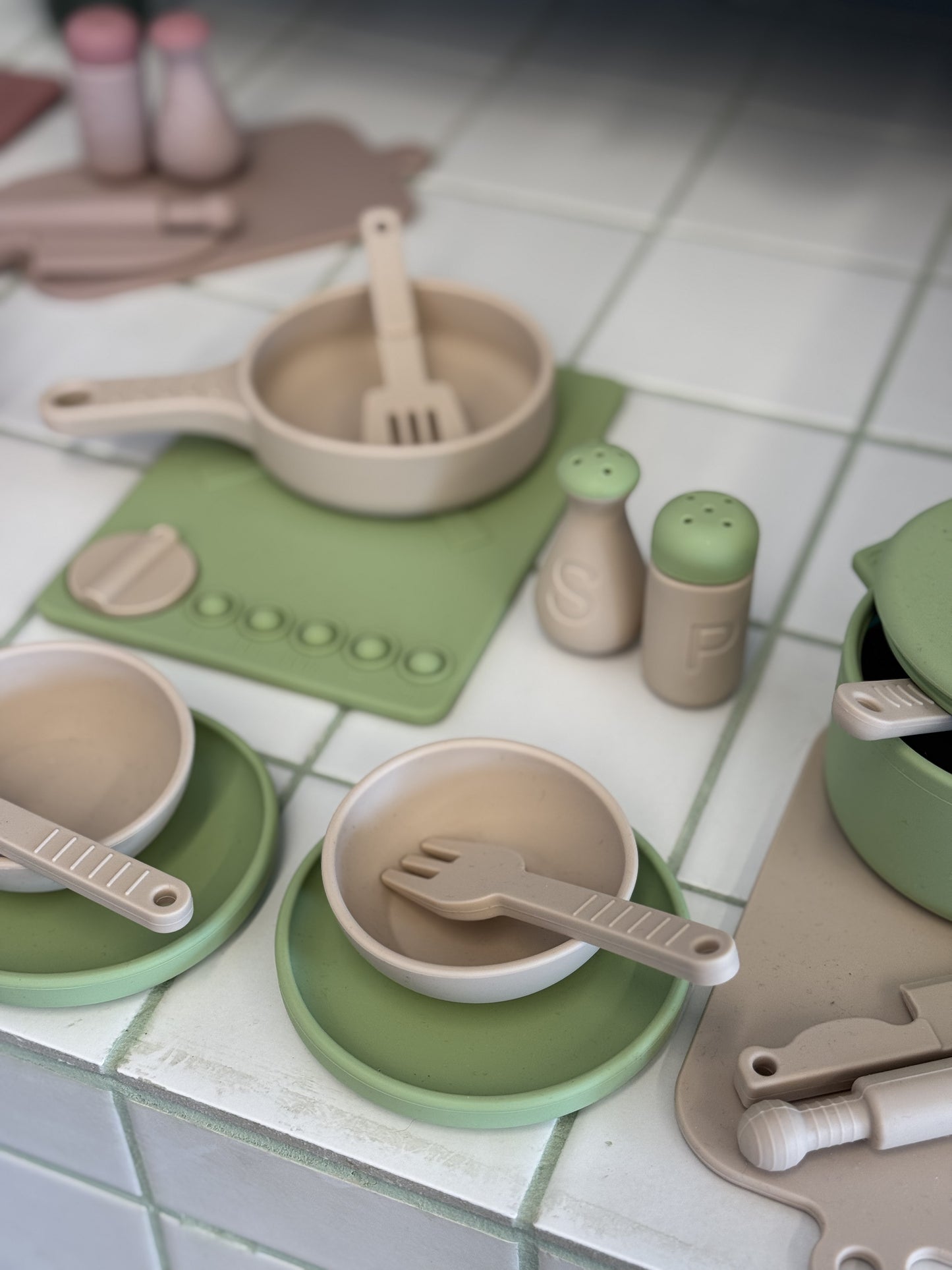 Silicone cooking set