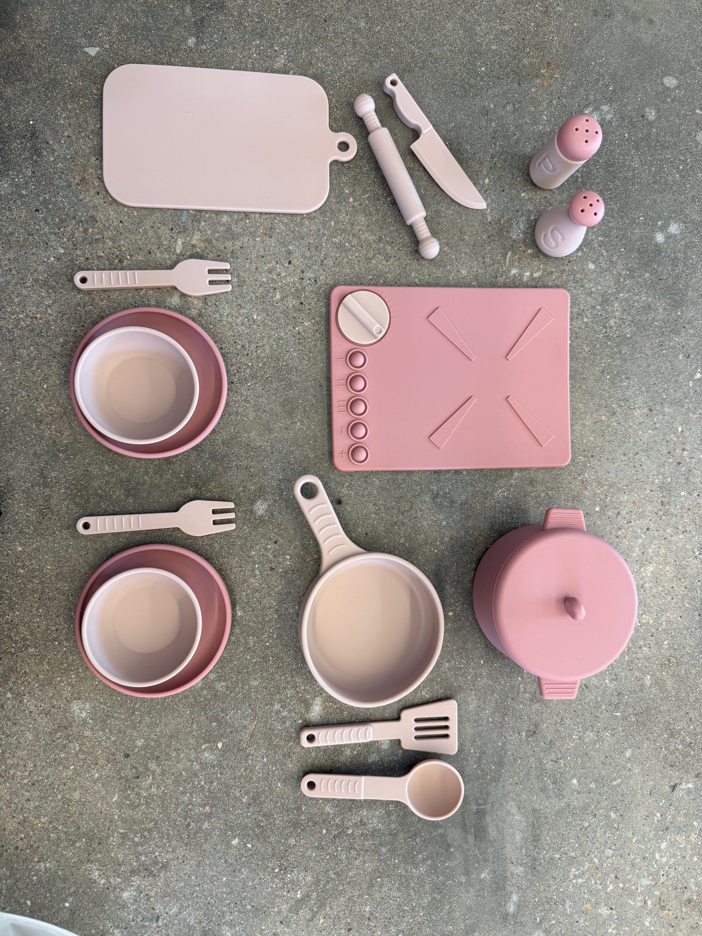 Silicone cooking set
