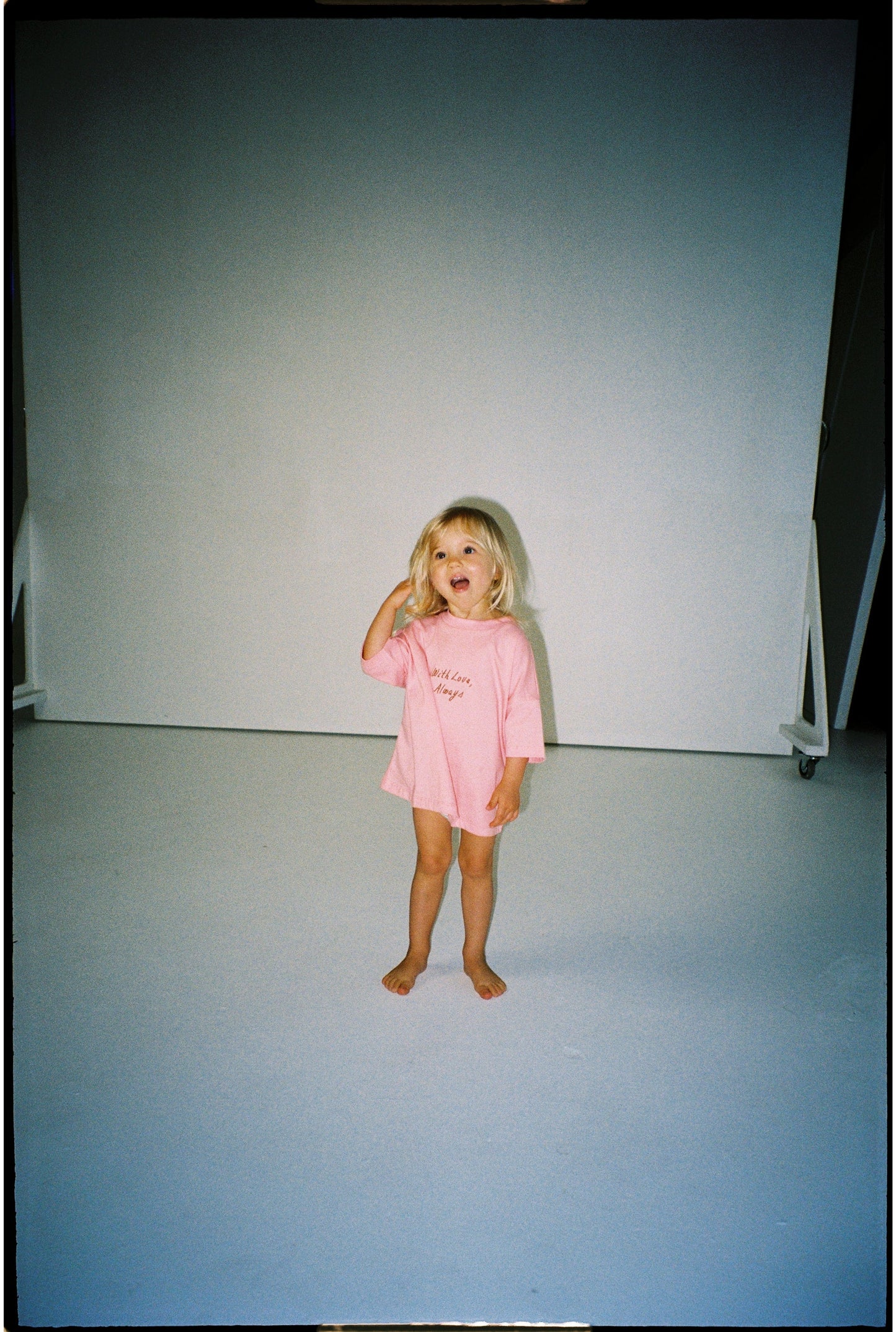 With love tee- Flamingo