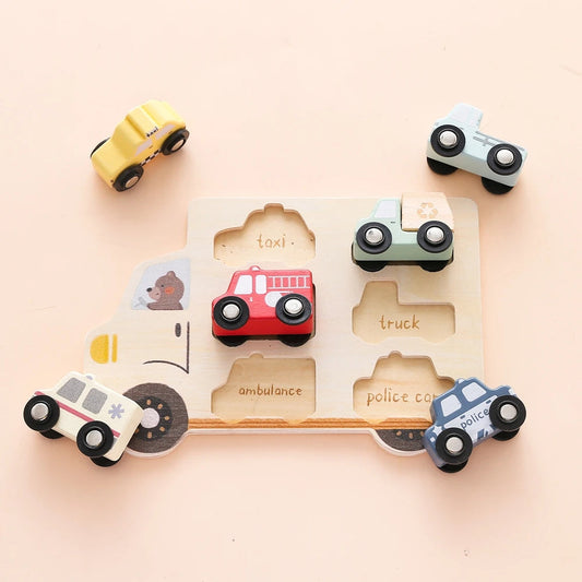 3D Wooden Vehicle Puzzle