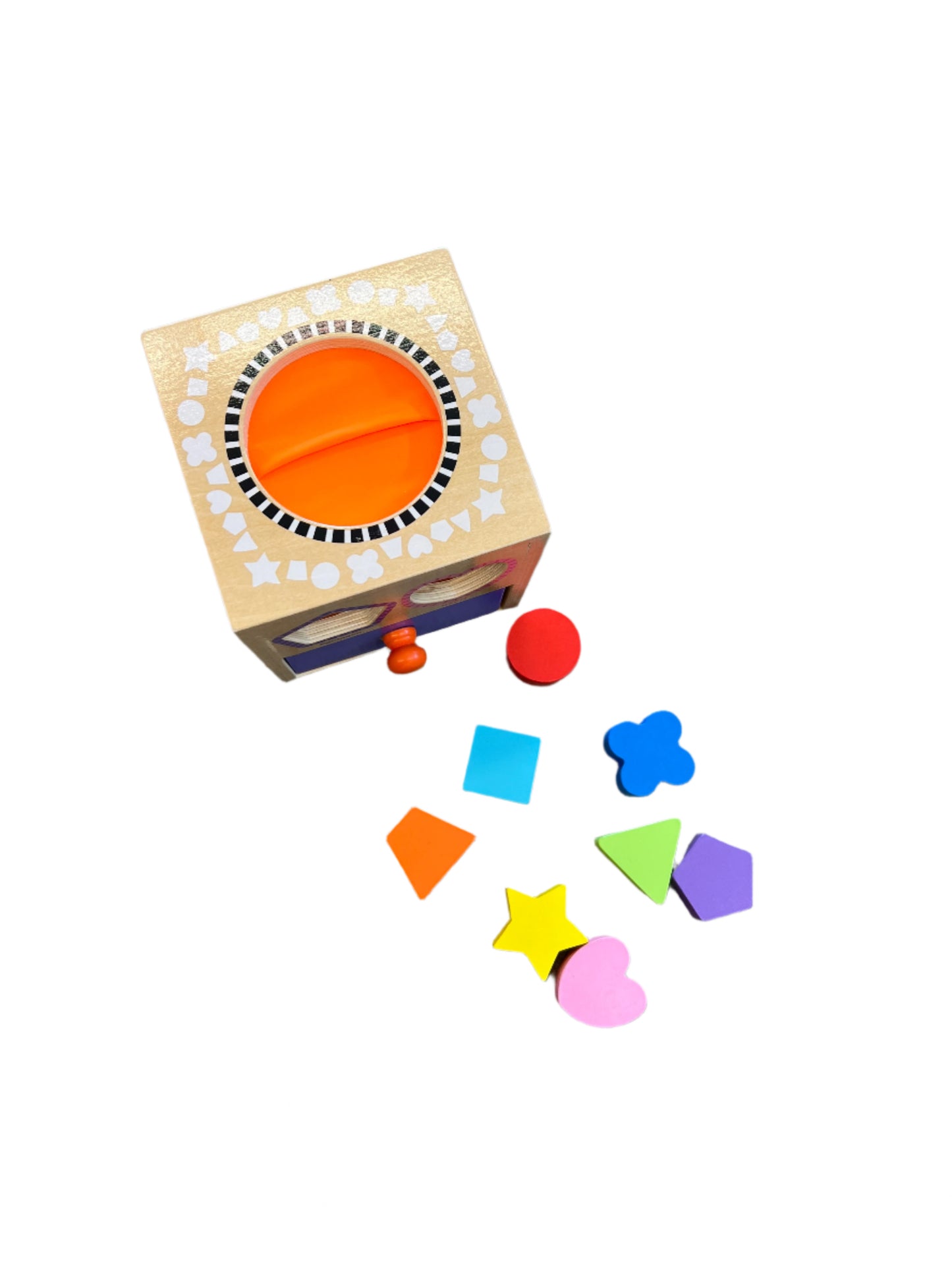 Wooden Shape Sorting Box