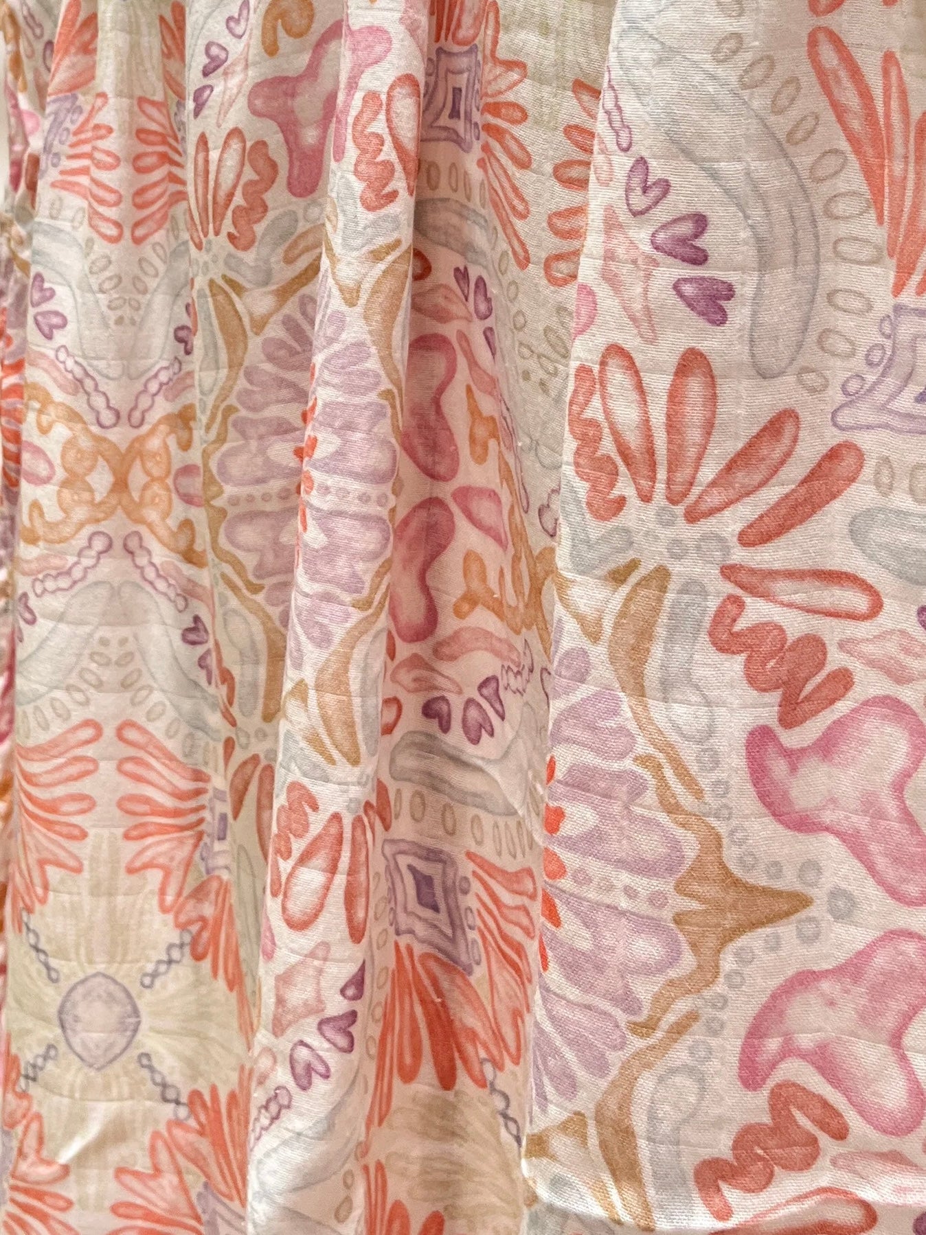 Milky Designs Wrap Bamboo Swaddle Coral
