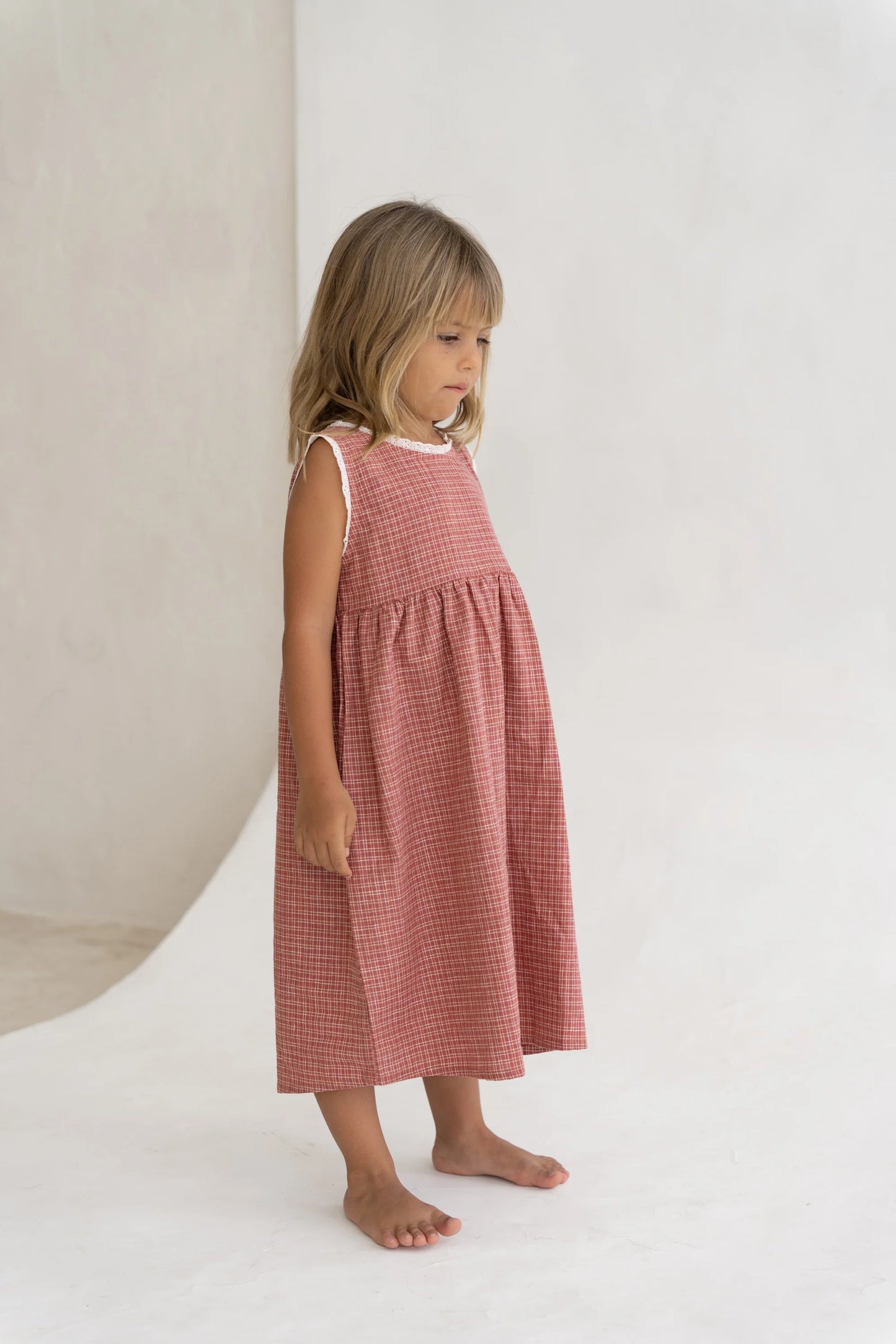 Illoura Eden Dress Red Plaid