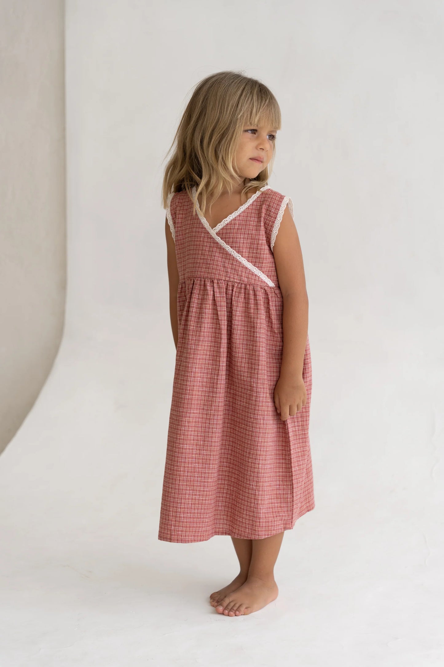 Illoura Eden Dress Red Plaid