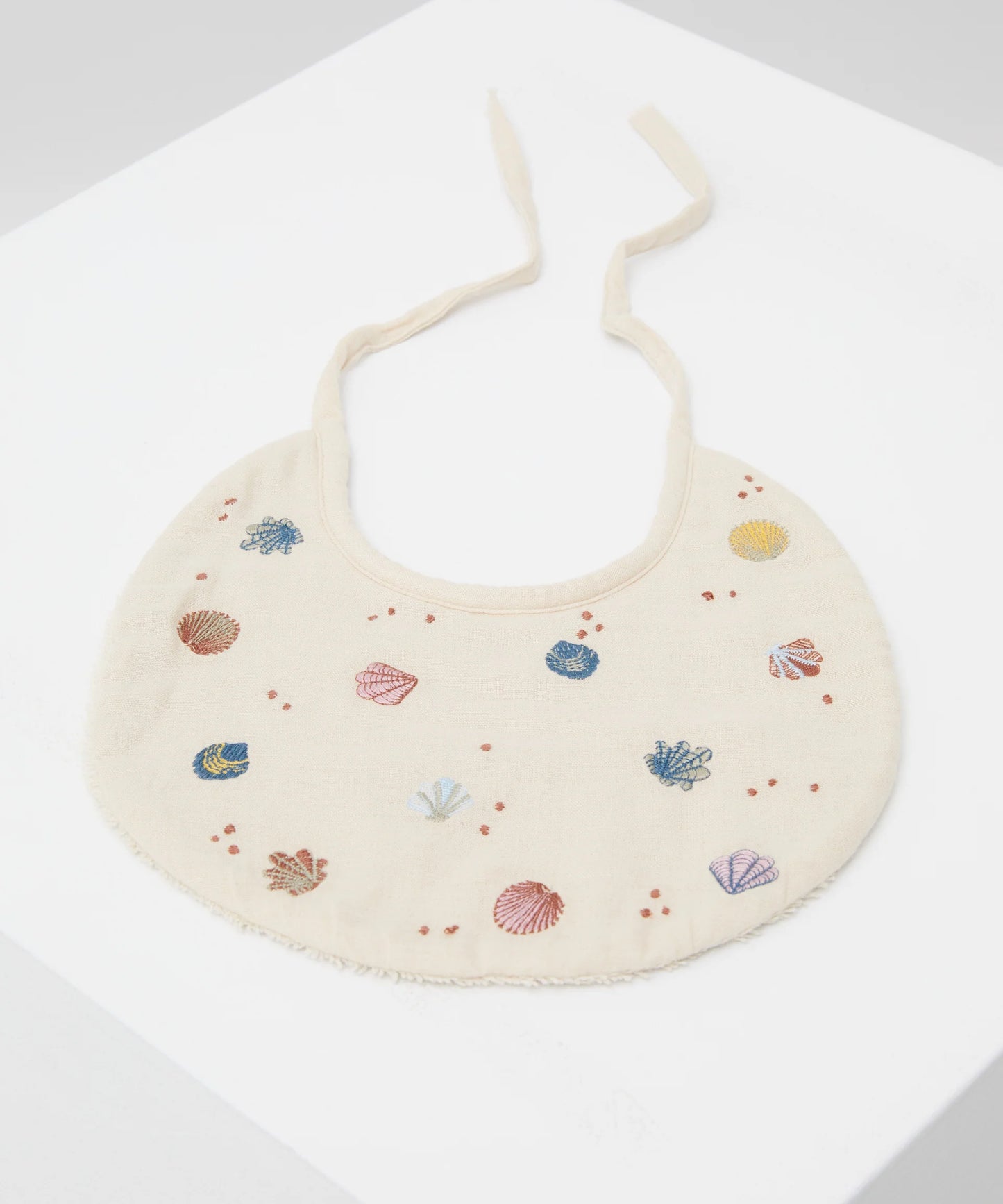 Phile Embroidered Cotton Bib