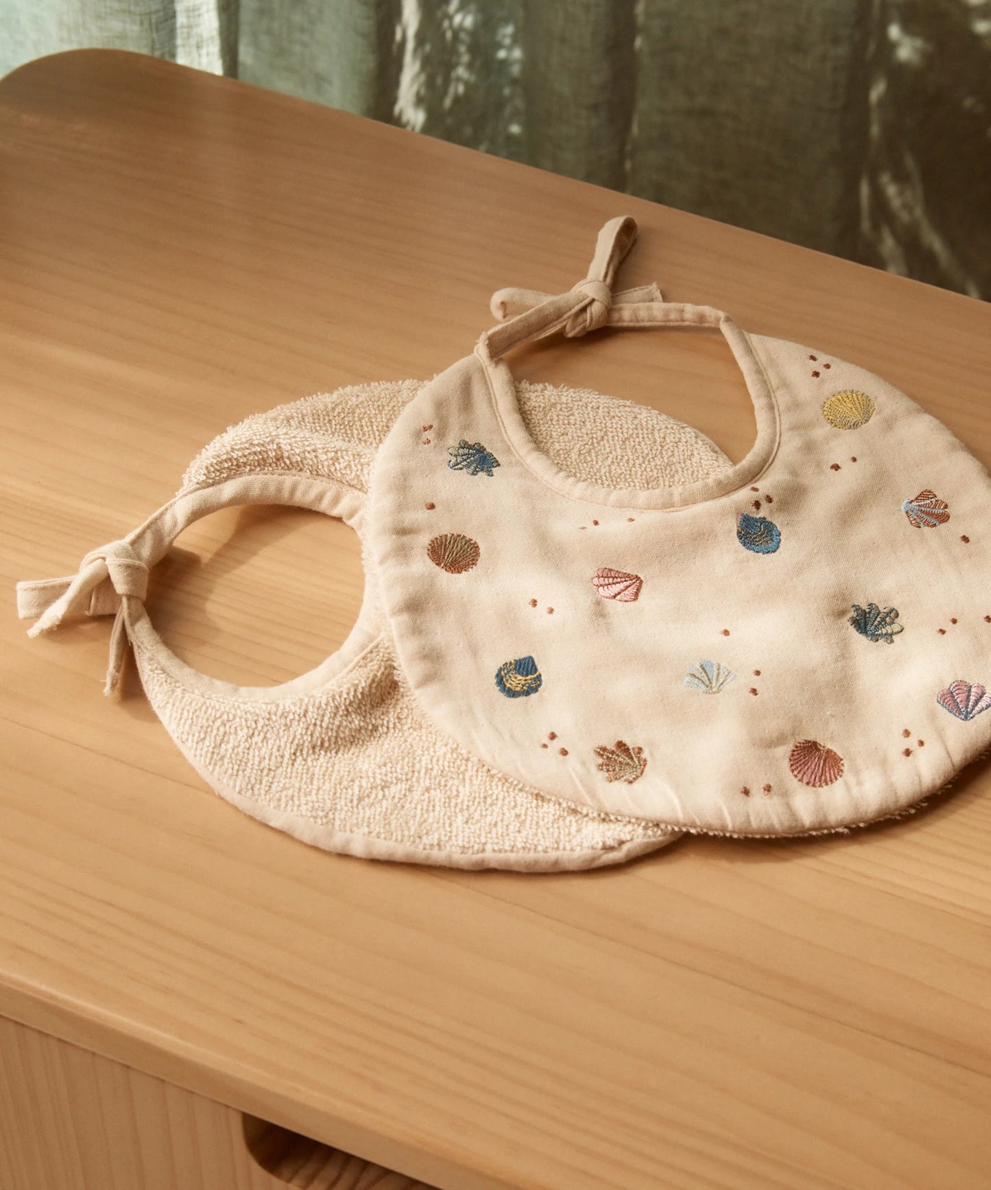 Phile Embroidered Cotton Bib
