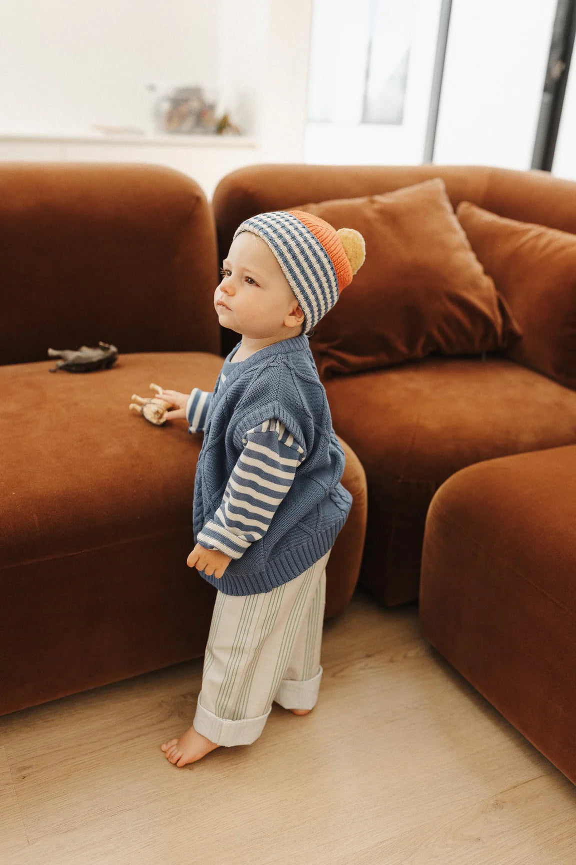 The Rest Contrast Pocket Stripe Chino