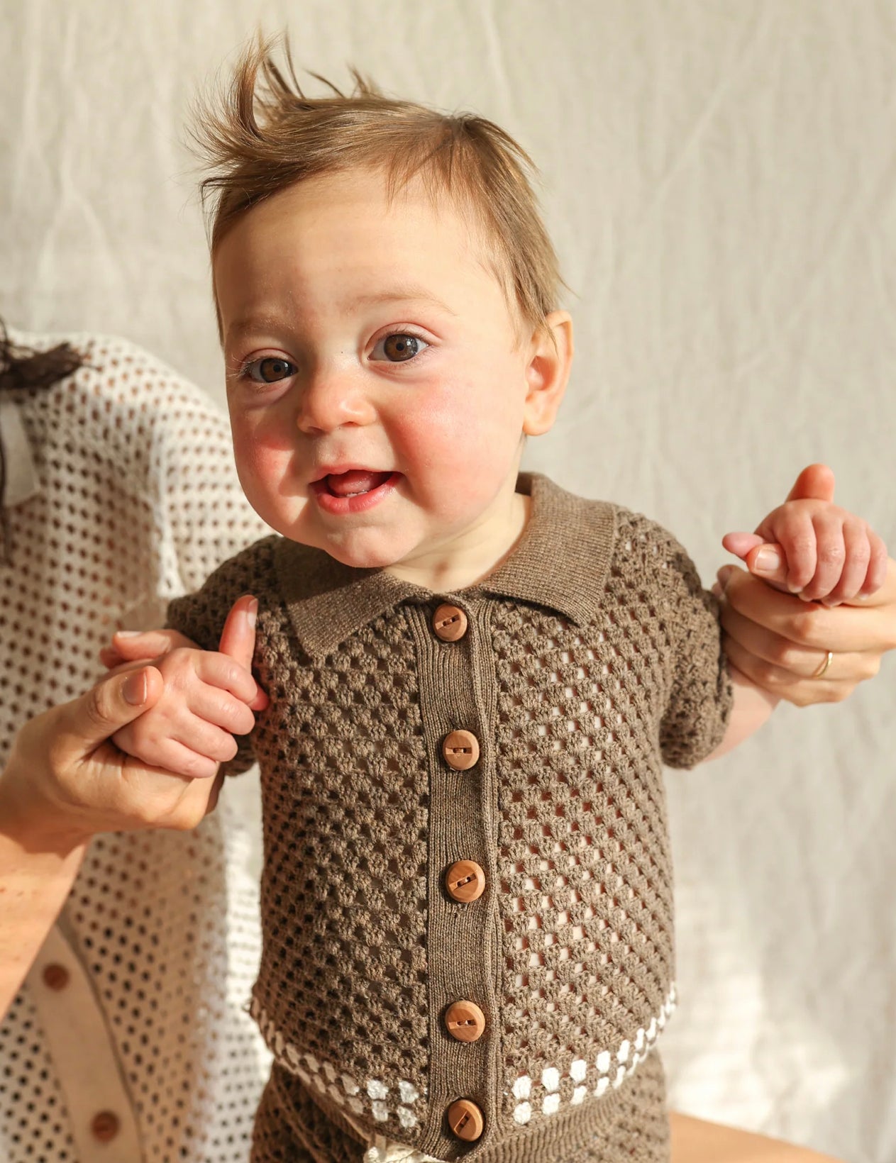Hand crochet shirt