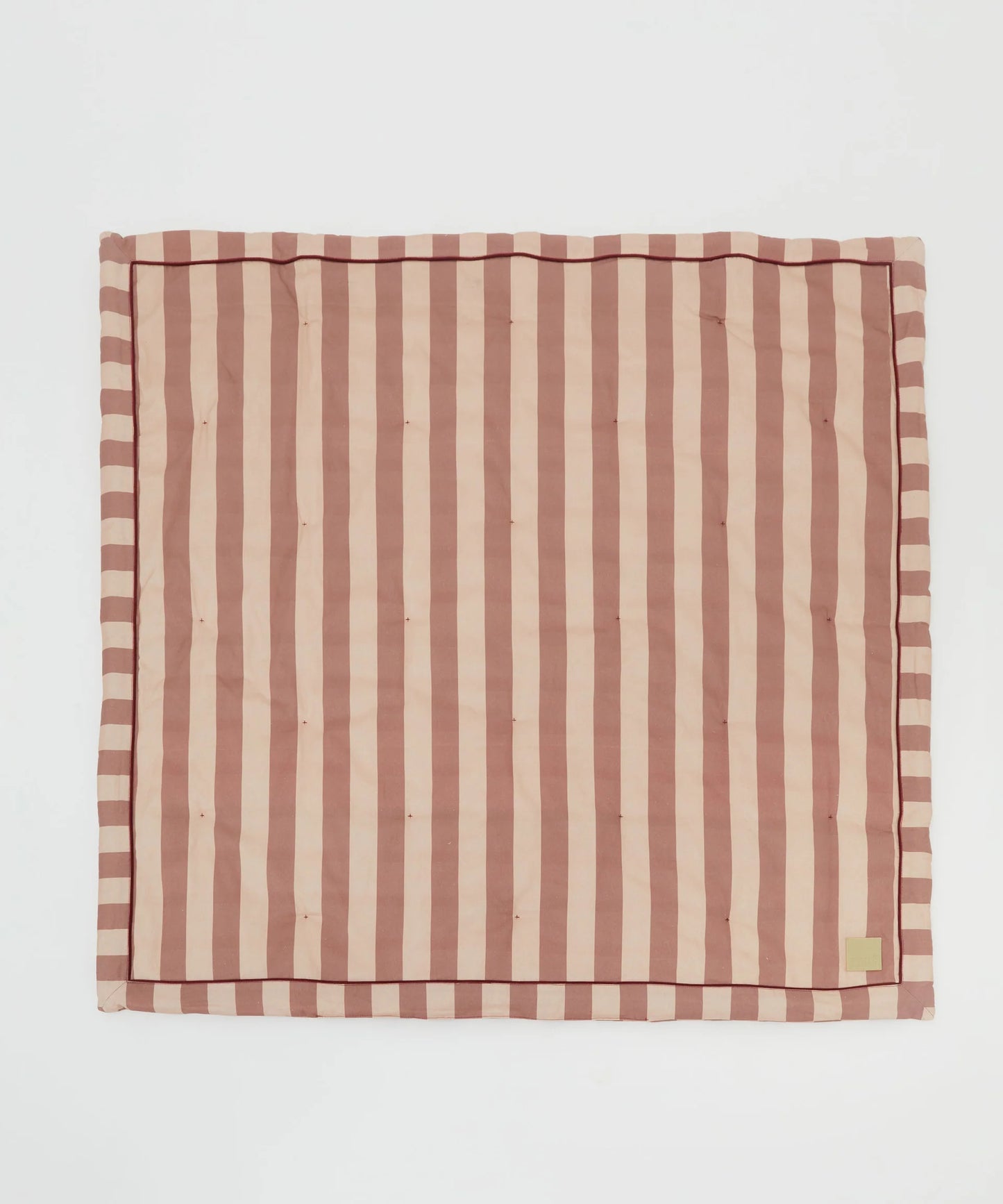 Phile Cotton Striped Baby Play Mat Pink