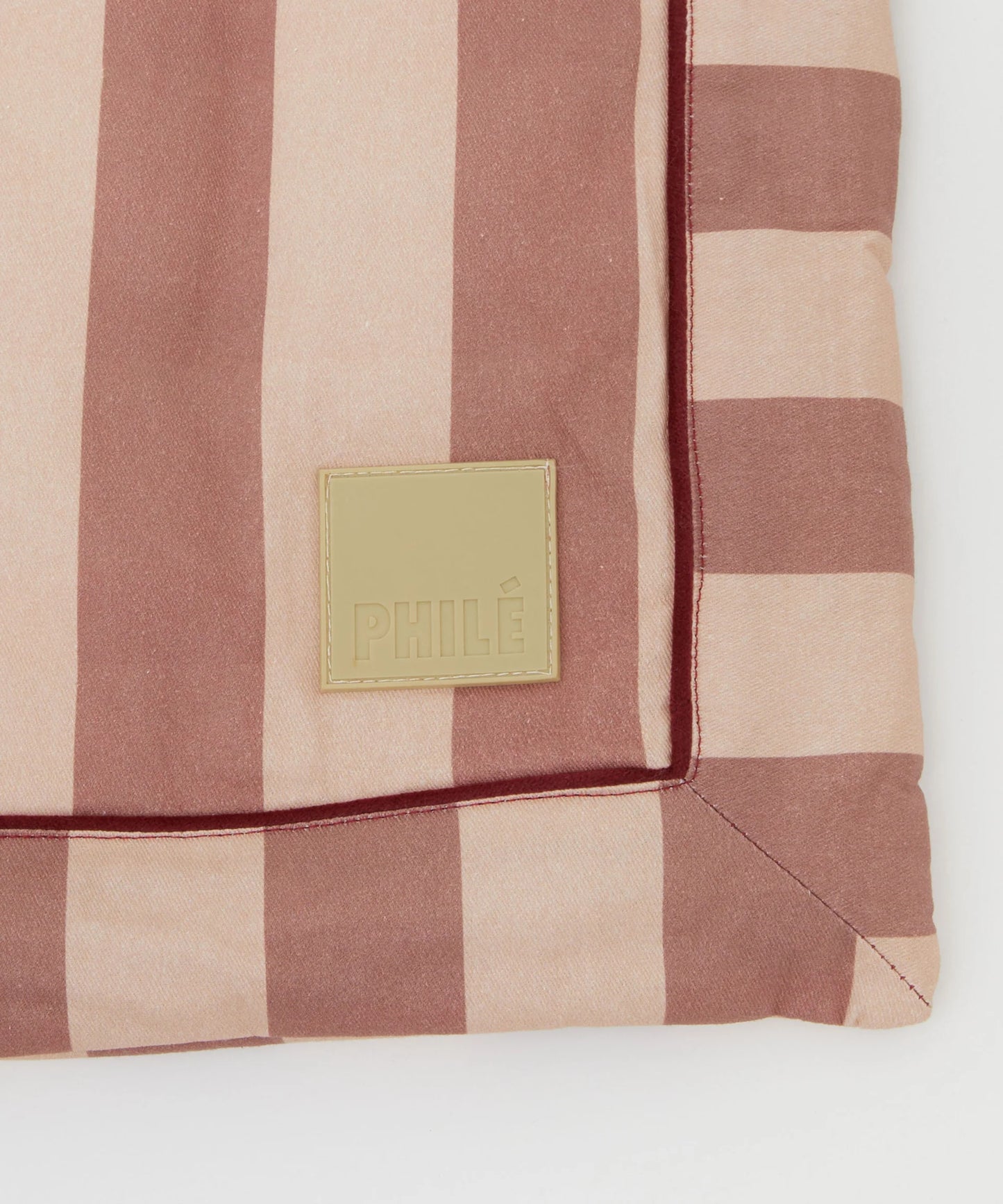 Phile Cotton Striped Baby Play Mat Pink