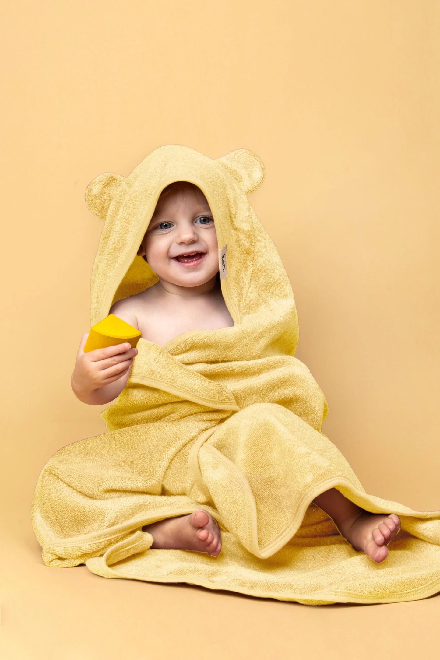 Kiin Hooded Towel Buttercup