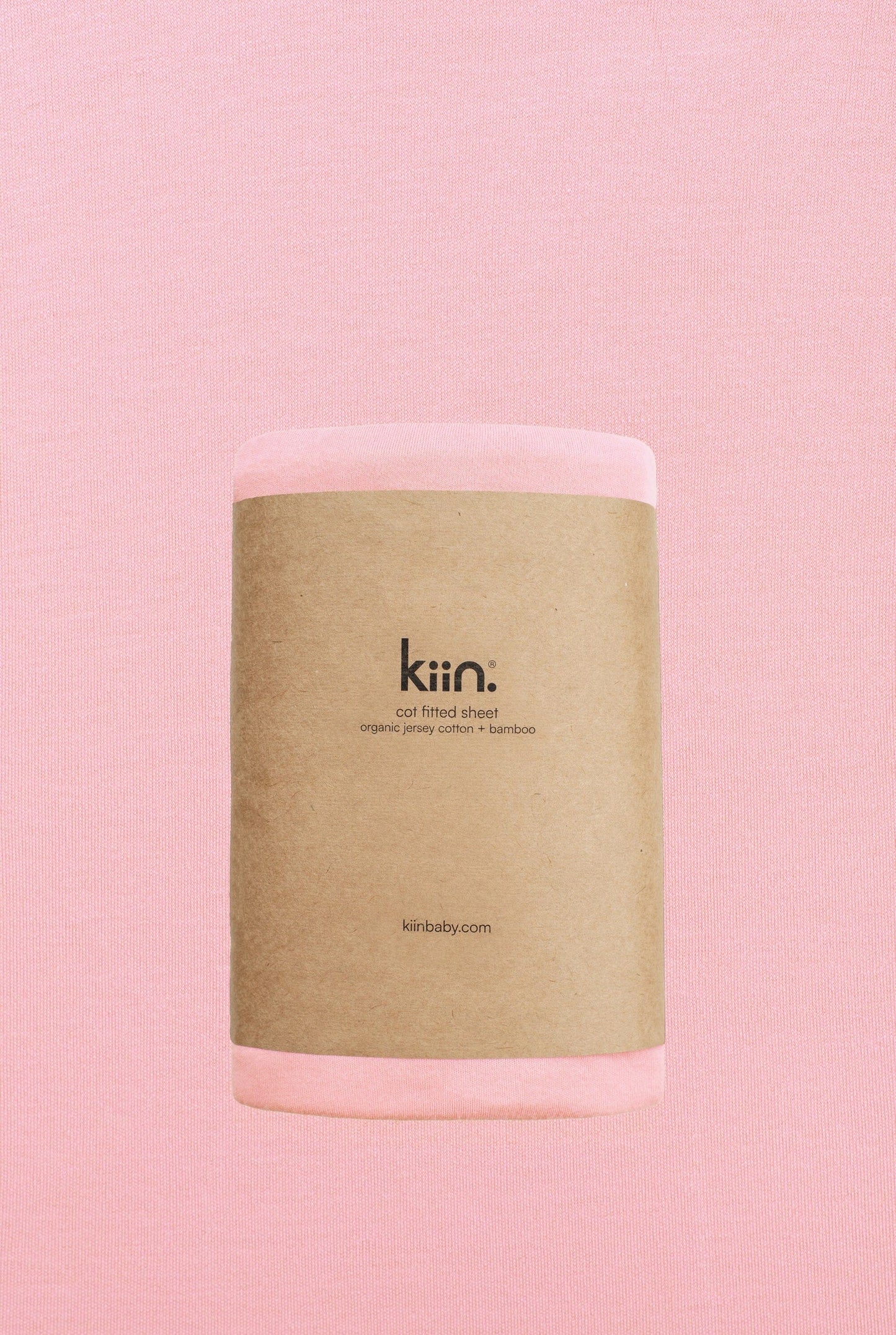 Kiin Organic Cot Sheet Peony