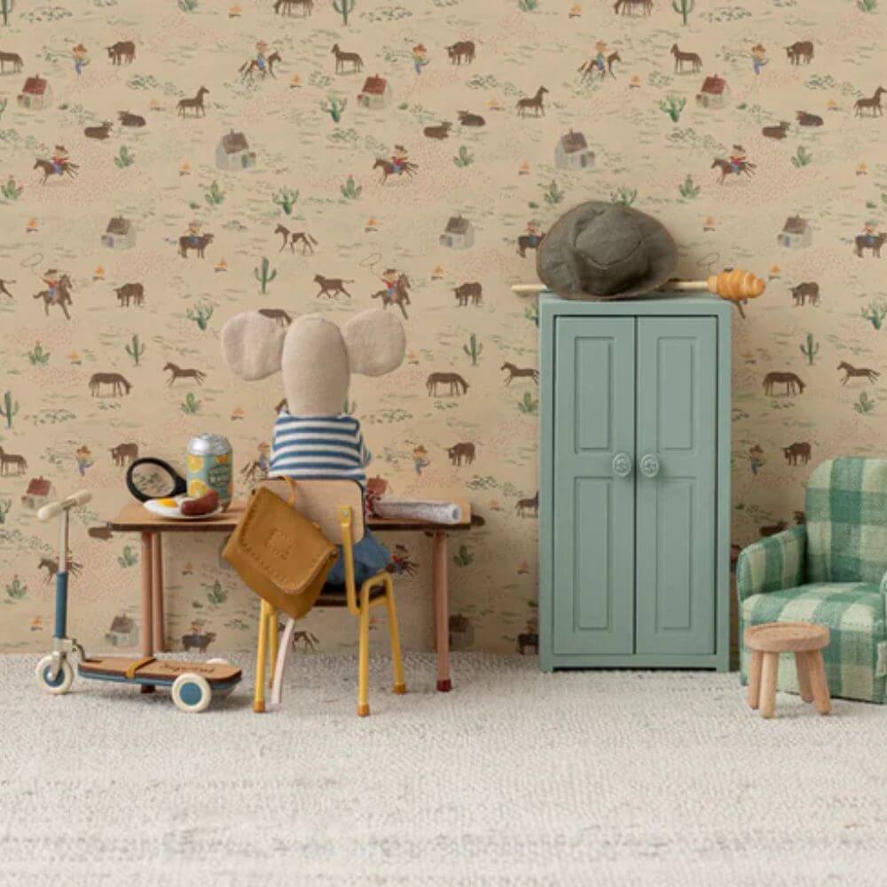 Maileg Kick Board Scooter Mouse Blue