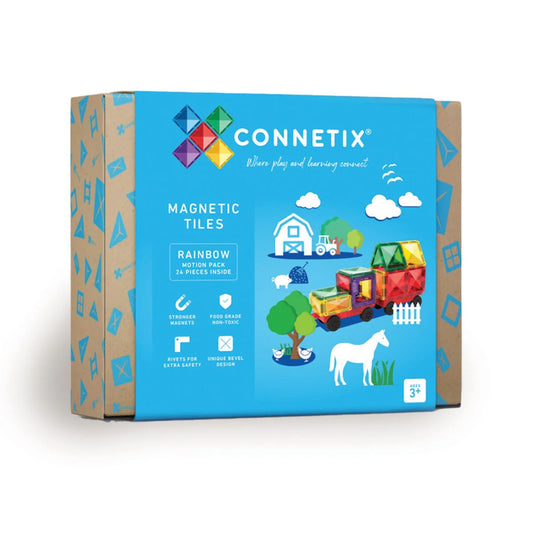 Connetix Rainbow Motion Pack 24 Pieces