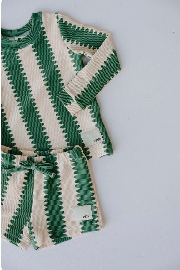 Pekpi Swim Ribbed Shorts Wobble