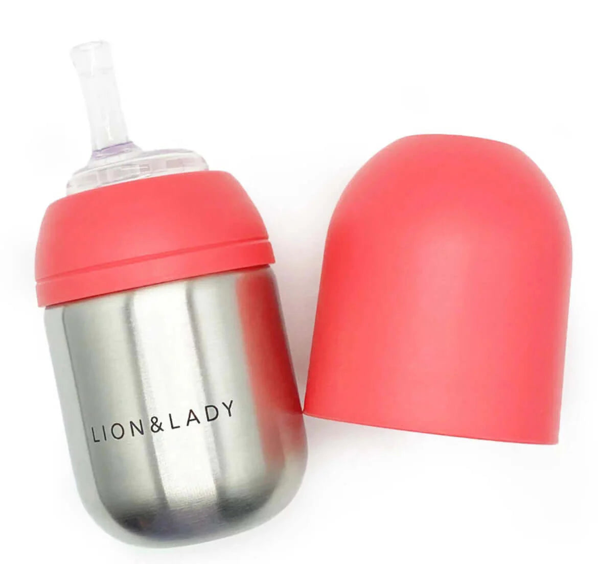 Lion & Lady Stainless Steel Straw Bottle 210ml