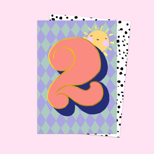 Eleanor Bowmer Age 2 Card