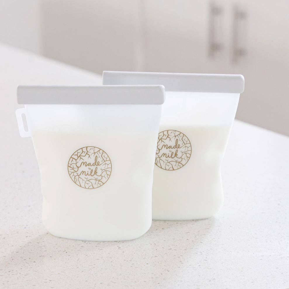 Reusable Breastmilk Storage Bags - 2pk
