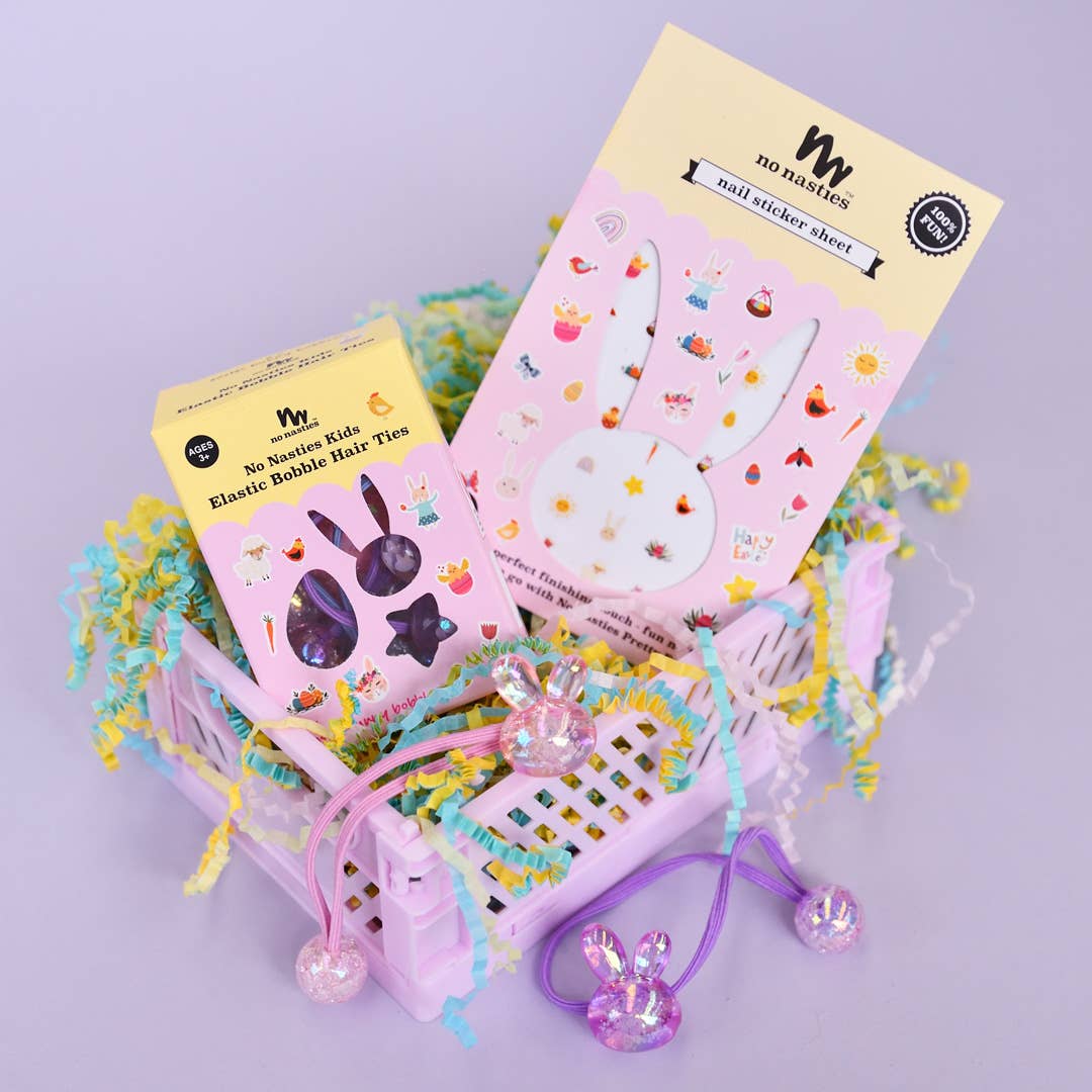 No Nasties Easter Bunny Nail Stickers