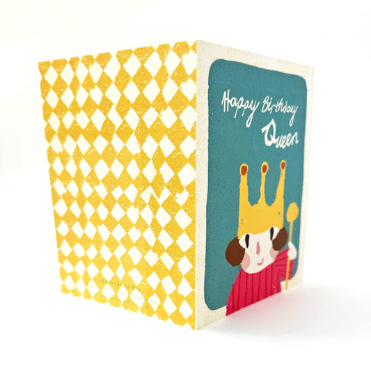 Happy Birthday Queen (Teal)