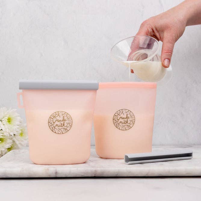 Reusable Breastmilk Storage Bags - 2pk