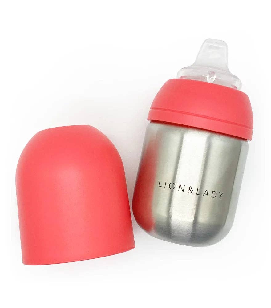 Lion & Lady Stainless Steel Sippy Spout Bottle