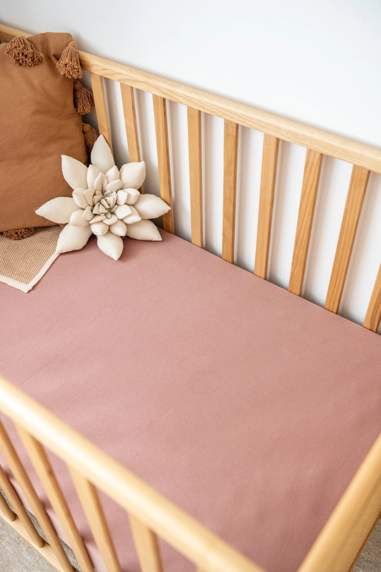 Kiin Organic Cot Sheet Heather