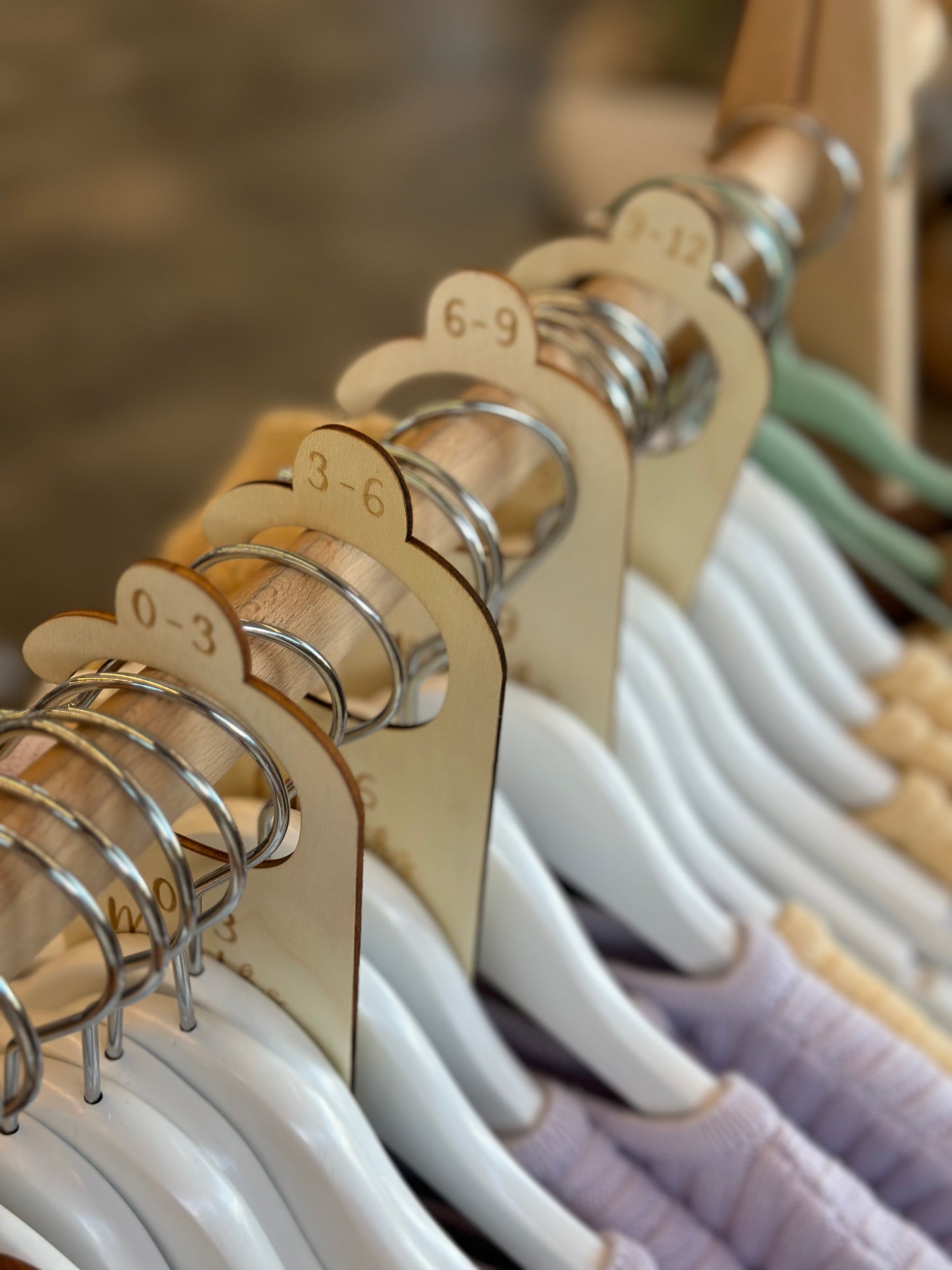 Bamboo wardrobe dividers