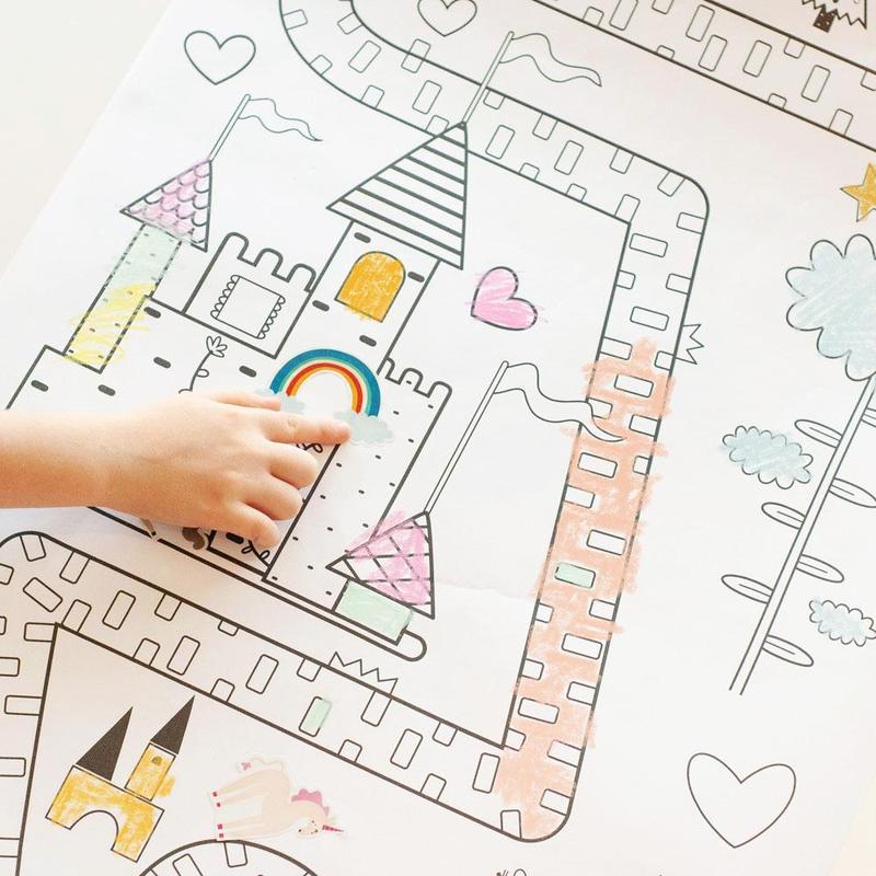 Playpa - Drawing Paper roll & Stickers