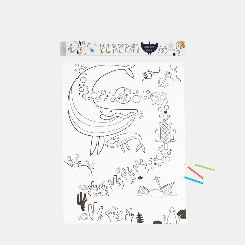 Playpa - Drawing Paper roll & Stickers