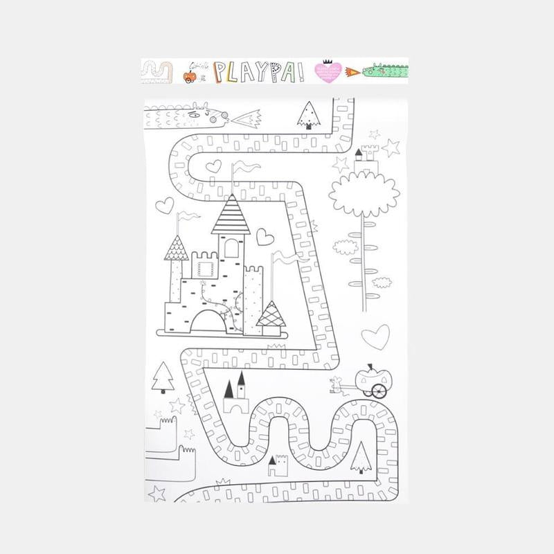 Playpa - Drawing Paper roll & Stickers